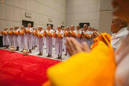 ภาพ No.25548:ประมวลภาพพิธีบรรพชาอุปสมบทรุ่นบูชาธรรม 99 ปี วันครูวิชชาธรรมกาย