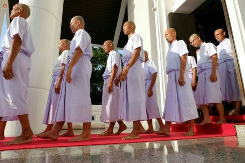 ภาพ No.25642:ประมวลภาพพิธีบรรพชาอุปสมบทรุ่นบูชาธรรม 99 ปี วันครูวิชชาธรรมกาย