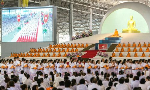ภาพ No.26418:ประมวลภาพพิธีทอดผ้าป่าธรรมชัยเพื่องานพระพุทธศาสนาทั่วไทย