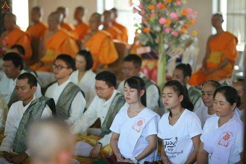 ภาพ No.27087:พิธีทอดกฐินธรรมชัย ณ วัดสามัคคีสวนดอก เอิ่งกาดเต่า นครเชียงตุง สาธารณรัฐแห่งสหภาพเมียนมาร์