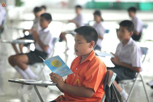 ภาพ No.26987:พิธีสอบธรรมสนามหลวง ธรรมศึกษา ณ วัดพระธรรมกาย ประจำปี พ.ศ. 2559