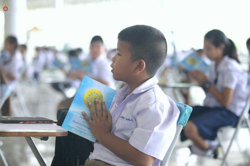 ภาพ No.26988:พิธีสอบธรรมสนามหลวง ธรรมศึกษา ณ วัดพระธรรมกาย ประจำปี พ.ศ. 2559