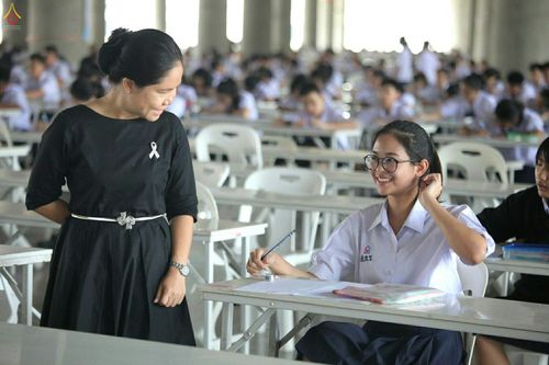 ภาพ No.26992:พิธีสอบธรรมสนามหลวง ธรรมศึกษา ณ วัดพระธรรมกาย ประจำปี พ.ศ. 2559