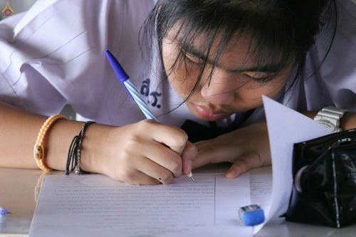 ภาพ No.26996:พิธีสอบธรรมสนามหลวง ธรรมศึกษา ณ วัดพระธรรมกาย ประจำปี พ.ศ. 2559