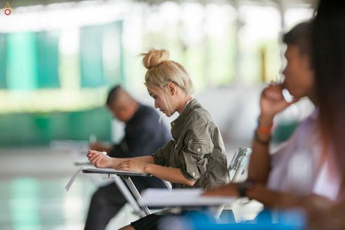 ภาพ No.27008:พิธีสอบธรรมสนามหลวง ธรรมศึกษา ณ วัดพระธรรมกาย ประจำปี พ.ศ. 2559