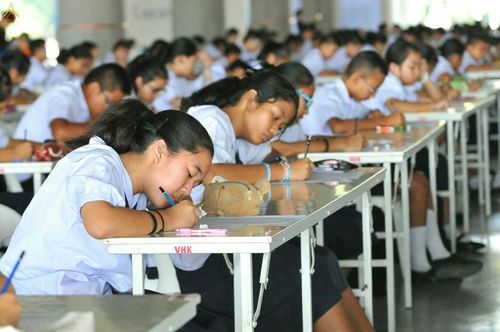ภาพ No.27007:พิธีสอบธรรมสนามหลวง ธรรมศึกษา ณ วัดพระธรรมกาย ประจำปี พ.ศ. 2559