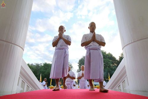 ภาพ No.27123:พิธีบรรพชาอุปสมบทหมู่นาคธรรมทายาทบูชาธรรมพระราชภาวนาจารย์เพื่อน้อมถวายเป็นพระราชกุศล