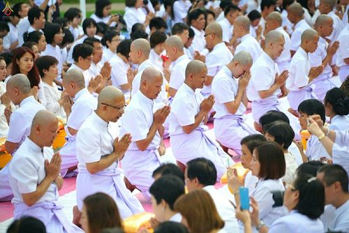 ภาพ No.27158:พิธีบรรพชาอุปสมบทหมู่นาคธรรมทายาทบูชาธรรมพระราชภาวนาจารย์เพื่อน้อมถวายเป็นพระราชกุศล