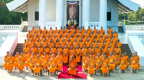 ภาพ No.27167:พิธีบรรพชาอุปสมบทหมู่นาคธรรมทายาทบูชาธรรมพระราชภาวนาจารย์เพื่อน้อมถวายเป็นพระราชกุศล
