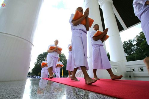 ภาพ No.27178:พิธีบรรพชาอุปสมบทหมู่นาคธรรมทายาทบูชาธรรมพระราชภาวนาจารย์เพื่อน้อมถวายเป็นพระราชกุศล