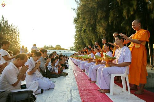 ภาพ No.27183:พิธีบรรพชาอุปสมบทหมู่นาคธรรมทายาทบูชาธรรมพระราชภาวนาจารย์เพื่อน้อมถวายเป็นพระราชกุศล