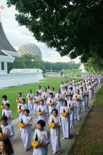 ภาพ No.27194:พิธีบรรพชาอุปสมบทหมู่นาคธรรมทายาทบูชาธรรมพระราชภาวนาจารย์เพื่อน้อมถวายเป็นพระราชกุศล