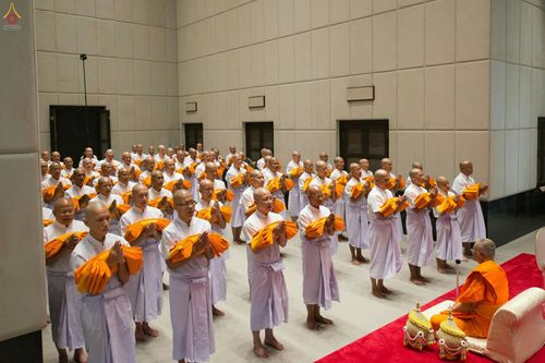 ภาพ No.27224:พิธีบรรพชาอุปสมบทหมู่นาคธรรมทายาทบูชาธรรมพระราชภาวนาจารย์เพื่อน้อมถวายเป็นพระราชกุศล