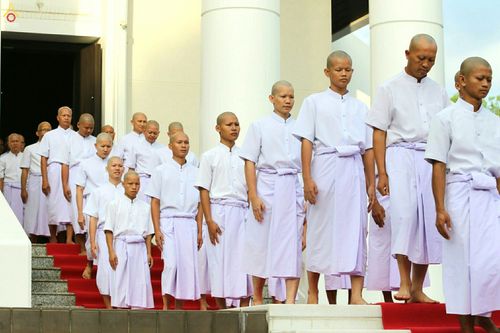 ภาพ No.27228:พิธีบรรพชาอุปสมบทหมู่นาคธรรมทายาทบูชาธรรมพระราชภาวนาจารย์เพื่อน้อมถวายเป็นพระราชกุศล