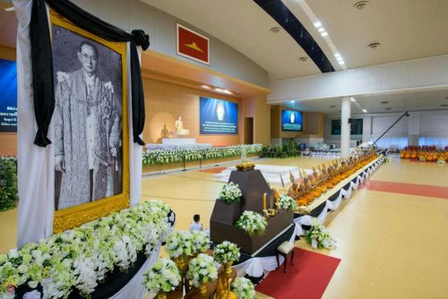 พิธีสวดพระพุทธมนต์ บำเพ็ญจิตภาวนาครบรอบปัญญาสมวาร (๕๐ วัน)