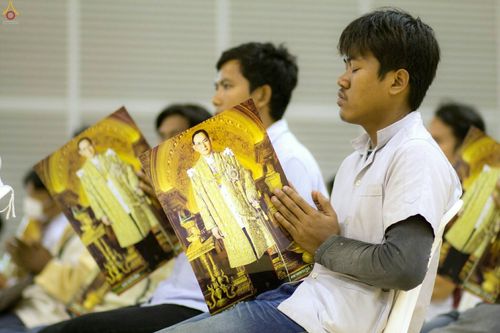 ภาพ No.27249:พิธีสวดพระพุทธมนต์ บำเพ็ญจิตภาวนาครบรอบปัญญาสมวาร (๕๐ วัน)