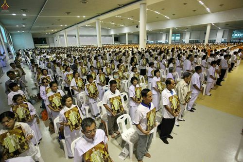 ภาพ No.27252:พิธีสวดพระพุทธมนต์ บำเพ็ญจิตภาวนาครบรอบปัญญาสมวาร (๕๐ วัน)