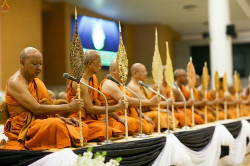 ภาพ No.27262:พิธีสวดพระพุทธมนต์ บำเพ็ญจิตภาวนาครบรอบปัญญาสมวาร (๕๐ วัน)