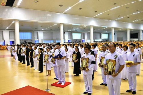 ภาพ No.27265:พิธีสวดพระพุทธมนต์ บำเพ็ญจิตภาวนาครบรอบปัญญาสมวาร (๕๐ วัน)