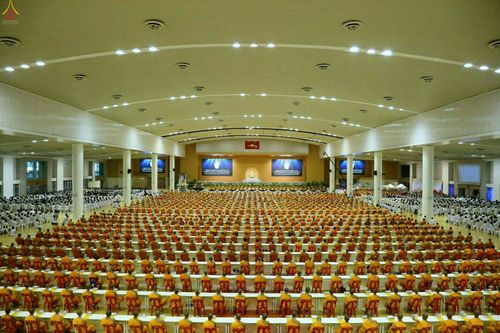 ภาพ No.27270:พิธีสวดพระพุทธมนต์ บำเพ็ญจิตภาวนาครบรอบปัญญาสมวาร (๕๐ วัน)