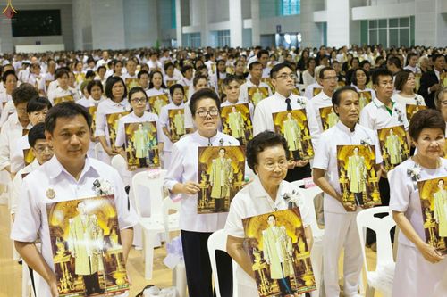 ภาพ No.27280:พิธีสวดพระพุทธมนต์ บำเพ็ญจิตภาวนาครบรอบปัญญาสมวาร (๕๐ วัน)