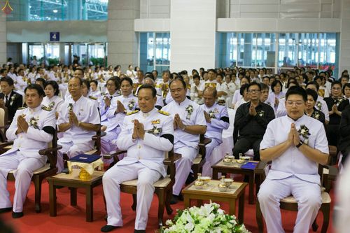 ภาพ No.27293:พิธีสวดพระพุทธมนต์ บำเพ็ญจิตภาวนาครบรอบปัญญาสมวาร (๕๐ วัน)