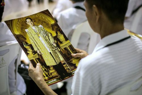 ภาพ No.27306:พิธีสวดพระพุทธมนต์ บำเพ็ญจิตภาวนาครบรอบปัญญาสมวาร (๕๐ วัน)