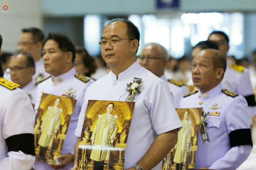 ภาพ No.27309:พิธีสวดพระพุทธมนต์ บำเพ็ญจิตภาวนาครบรอบปัญญาสมวาร (๕๐ วัน)