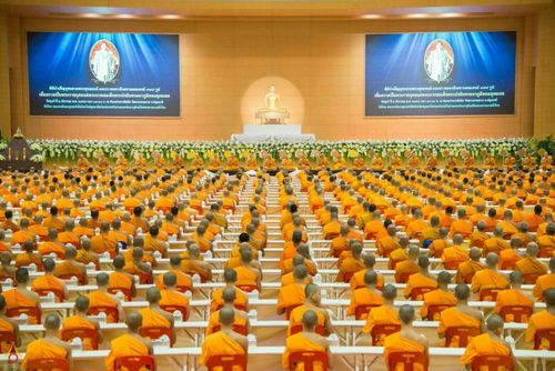 ภาพ No.27317:พิธีสวดพระพุทธมนต์ บำเพ็ญจิตภาวนาครบรอบปัญญาสมวาร (๕๐ วัน)