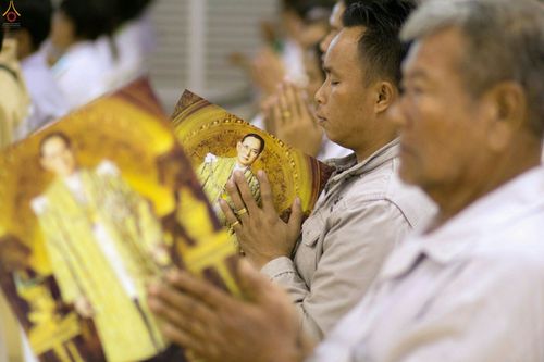 ภาพ No.27315:พิธีสวดพระพุทธมนต์ บำเพ็ญจิตภาวนาครบรอบปัญญาสมวาร (๕๐ วัน)