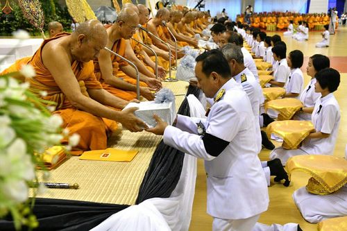 ภาพ No.27320:พิธีสวดพระพุทธมนต์ บำเพ็ญจิตภาวนาครบรอบปัญญาสมวาร (๕๐ วัน)