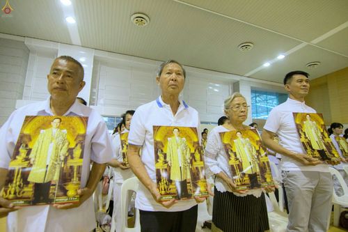 ภาพ No.27322:พิธีสวดพระพุทธมนต์ บำเพ็ญจิตภาวนาครบรอบปัญญาสมวาร (๕๐ วัน)