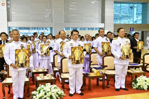 ภาพ No.27330:พิธีสวดพระพุทธมนต์ บำเพ็ญจิตภาวนาครบรอบปัญญาสมวาร (๕๐ วัน)