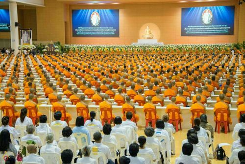 ภาพ No.27341:พิธีสวดพระพุทธมนต์ บำเพ็ญจิตภาวนาครบรอบปัญญาสมวาร (๕๐ วัน)