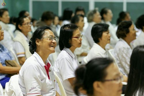 ภาพ No.27996:พิธีปิดแผ่นทองระฆังธรรม เข้าสู่ยุคชาวศิวิไลซ์และพิธีสวดธัมมจักกัปปวัตนสูตร