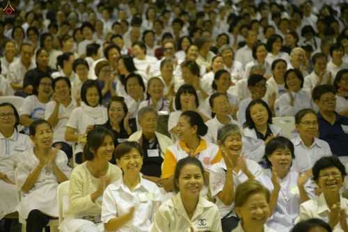 ภาพ No.28003:พิธีปิดแผ่นทองระฆังธรรม เข้าสู่ยุคชาวศิวิไลซ์และพิธีสวดธัมมจักกัปปวัตนสูตร