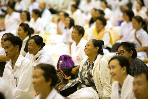 ภาพ No.28030:พิธีปิดแผ่นทองระฆังธรรม เข้าสู่ยุคชาวศิวิไลซ์และพิธีสวดธัมมจักกัปปวัตนสูตร