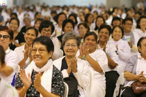 ภาพ No.28056:พิธีปิดแผ่นทองระฆังธรรม เข้าสู่ยุคชาวศิวิไลซ์และพิธีสวดธัมมจักกัปปวัตนสูตร