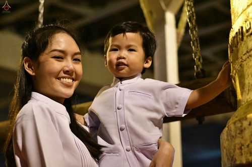 ภาพ No.28057:พิธีปิดแผ่นทองระฆังธรรม เข้าสู่ยุคชาวศิวิไลซ์และพิธีสวดธัมมจักกัปปวัตนสูตร