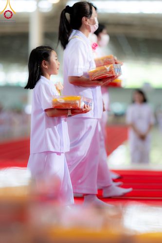 ภาพ No.92262:พิธีทอดกฐินธรรมชัยเพื่อสร้างอาคาร 115 ปี คุณยายอาจารย์มหารัตนอุบาสิกาจันทร์ ขนนกยูง อาทิตย์ต้นเดือนที่ 5 พฤศจิกายน พ.ศ. 2566 ณ วัดพระธรรมกาย จ.ปทุมธานี