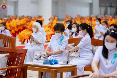 ภาพ No.91030:พิธีบำเพ็ญกุศลสวดพระอภิธรรม  อุบาสกถาวร พรหมถาวร (อุบาสกผู้ปั้นพระ) คืนที่ 6 วันพฤหัสบดีที่ 19 ตุลาคม พ.ศ. 2566 ณ ห้องแก้วสารพัดนึก 1 สภาธรรมกายสากล วัดพระธรรมกาย จ.ปทุมธานี