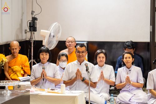 ภาพ No.332360:วันเสาร์ที่ 6 มิถุนายน พ.ศ.2569 พิธีต้อนรับสัญญาบัตร พัดยศ พระราชภาวนาวชิรวิเทศ วิ. ณ อุโบสถพระไตรปิฏก วัดพระธรรมกาย