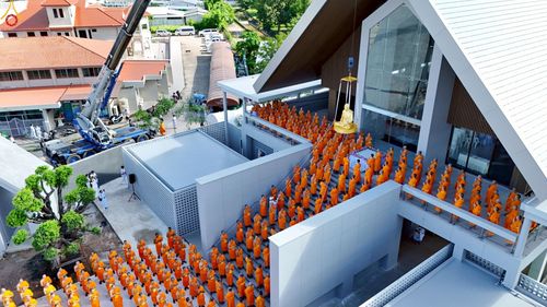 ภาพ No.248897:วันที่ 20 กันยายน พ.ศ. 2568 พิธีอัญเชิญรูปหล่อหลวงปู่วัดปากน้ำ ภาษีเจริญ จากวัดมงคลนิมิตร พระอารามหลวง เพื่อประดิษฐาน ณ วิหารพระมงคลเทพมุนี (สด จนฺทสโร)  ศูนย์ปฏิบัติธรรมภูเก็ต จ.ภูเก็ต