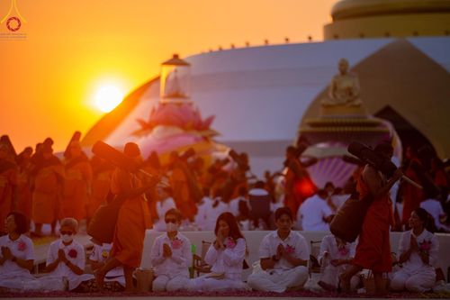 ภาพ No.116800:พิธีต้อนรับพระธรรมยาตรา ปีที่ 12 ณ อนุสรณ์สถานบางปลา จ.นครปฐม วันที่ 21 มกราคม พ.ศ. 2567
