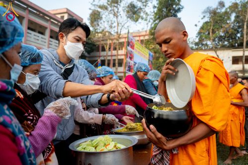 ภาพ No.131151:Photo Story ปฐมบรรพชาชาวพุทธมาร์มา Episode 4/5 วันที่ 13 กุมภาพันธ์พ.ศ. 2567 ณ วัดธัมจักร อรัญกุฏิ บังกลาเทศ