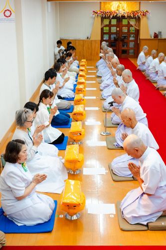 ภาพ No.147605:พิธีตัดปอยผม ขอขมา มอบบาตร ผ้าไตร โครงการปฐมอุปสมบท สมโภชอุโบสถ บูชาธรรม 80 ปี หลวงพ่อธัมมชโย ณ วัดพระธรรมกายโทชิหงิ ประเทศญี่ปุ่น วันพฤหัสบดีที่ 8 สิงหาคม พ.ศ. 2567