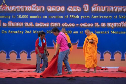 ภาพ No.125985:V.29 ทุ่มเท เพื่อโคราช การเตรียมงานของหน่วยงานต่างฯ เพื่อพิธีทำบุญเมืองนครราชสีมา ฉลอง 556 ปี ตักบาตรพระ 10,000 รูป ในวันเสาร์ที่ 2 มีนาคม พ.ศ.2567 ณ อนุสาวรีย์ท้าวสุรนารี จ.นครราชสีมา จัดโดย คณะสงฆ์จังหวัดนครราชสีมา ร่วมกับสำนักงานจังหวัดนครราชสีมา