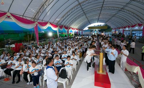 ภาพ No.24371:ประมวลภาพพิธีหล่อเทียนพรรษามหามงคลและพิธีถวายเทียนพรรษาแด่วัดทั่วประเทศ