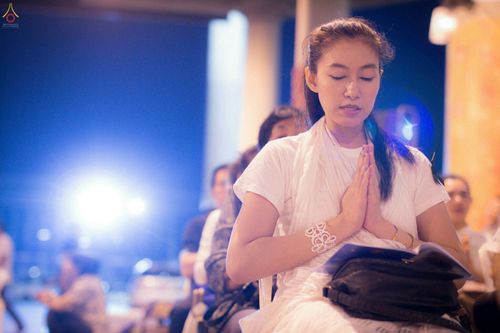 ภาพ No.27584:พิธีปิดแผ่นทองระฆังธรรม เข้าสู่ยุคชาวศิวิไลซ์และพิธีสวดธัมมจักกัปปวัตนสูตร