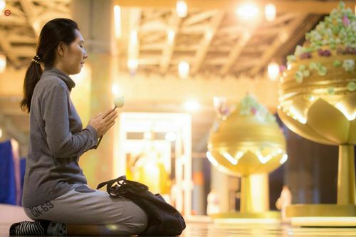 ภาพ No.27615:พิธีปิดแผ่นทองระฆังธรรม เข้าสู่ยุคชาวศิวิไลซ์และพิธีสวดธัมมจักกัปปวัตนสูตร